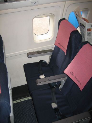KLM Cityhopper Fokker 50, Economy Sitze