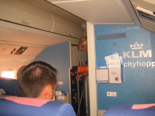 KLM Cityhopper Fokker 50, Business Klasse