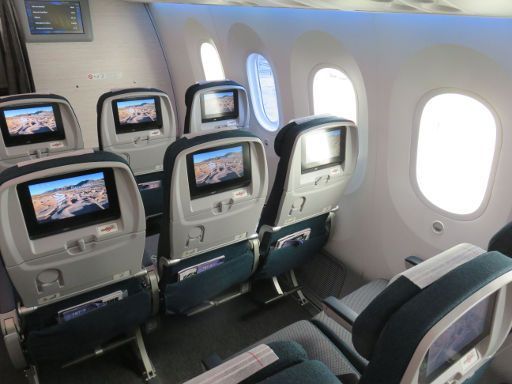 LATAM Airlines, Economy Klasse, Standard Sitzplatzreihe