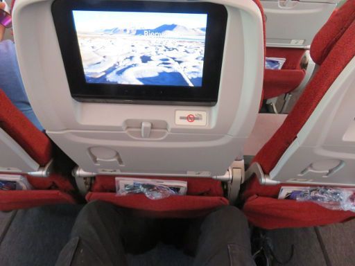 LATAM Airlines, Economy Klasse, Standard Sitzplatz Beinfreiheit
