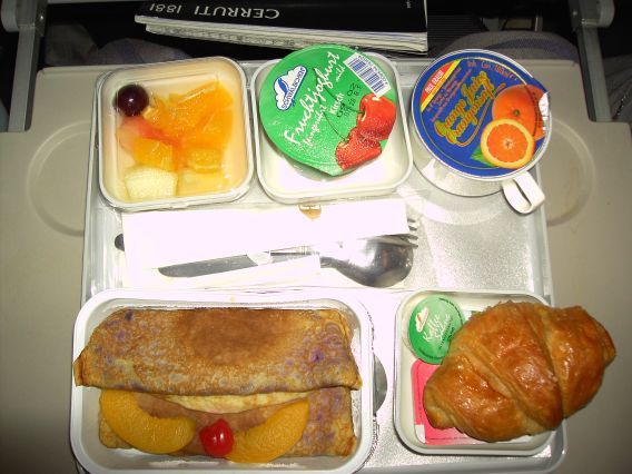 Malaysia Airlines, Frühstück Economy