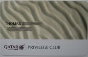 Privilege Club Qatar Airways Mitgliedskarte