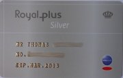 Royal Plus, Royal Jordanian Airlines Meilenprogramm, Silver Plus Karte