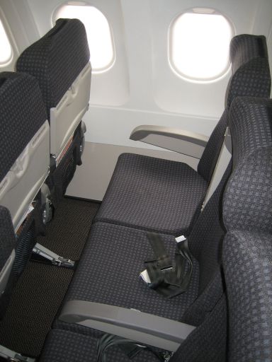 Tiger Airways Airbus A320 Sitzplatzabstand Economy