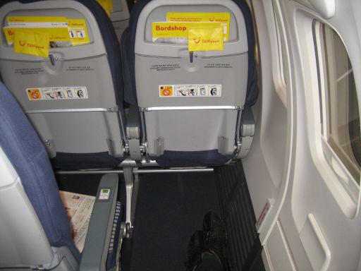 TUIfly, Boeing 737–700, Business Class Gefühle nur auf Sitzplatz 14 A oder 14 F