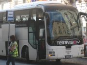 Terravision, Rom, Italien, Bus am Hauptbahnhof
