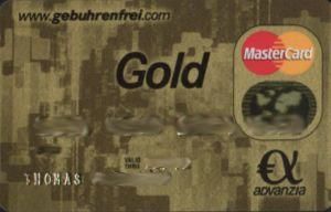 Advanzia Bank www.gebuhrenfrei.com MasterCard® Gold Kreditkarte