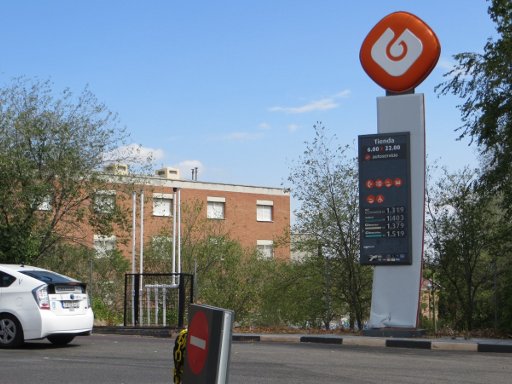 ING Direct, Spanien, Galp Tankstelle in Madrid