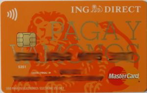 ING Direct Spanien, Debitkarte MasterCard® 2016