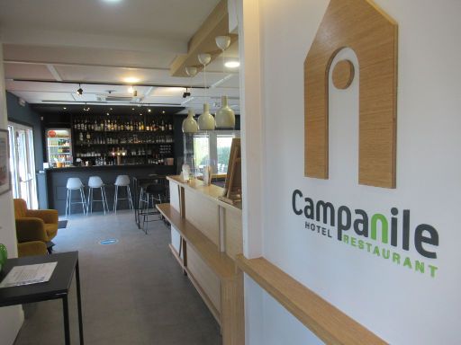 Campanile Liège Luik, Belgien, Eingang zur Empfangshalle, Bar und Restaurant