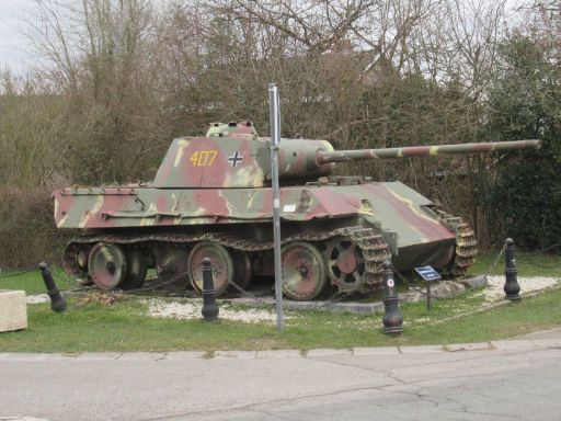 Manhay History 44 Museum, Manhay, Belgien, Panzerkampfwagen V Panther Sd.Kfz. 171 Ausführung G