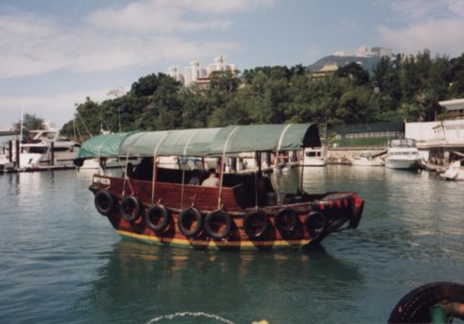Hong Kong, China, Nussschalenboote