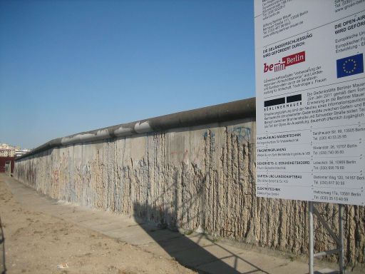 Gedenkstätte Berliner Mauer, Berlin, Deutschland, Mauer