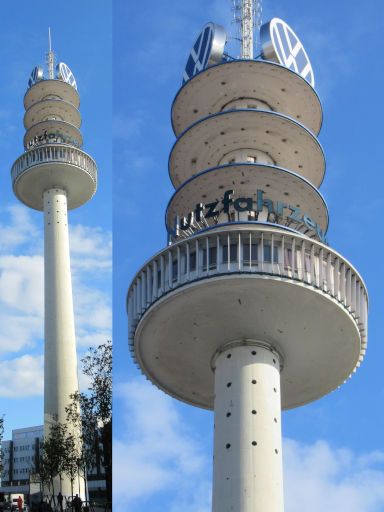 Hannover, Deutschland, ehemaliger Fernsehturm Telemoritz im April 2024