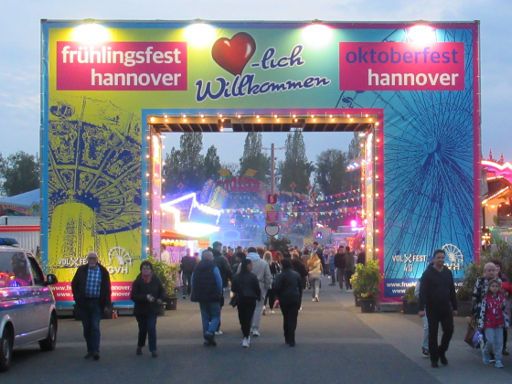 Frühlingsfest 2024, Hannover, Deutschland, Eingang Festplatz