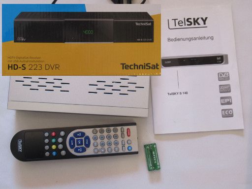 Kaufland, Online, Deutschland, Sat Receiver TelSKY S 140 in Verpackung Technisat HD-S 223 Sat Receiver