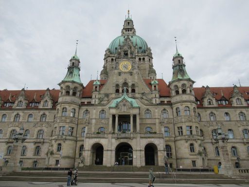 Neues Rathaus, Hannover, Deutschland, Ansicht vom Platz der Menschenrechte 2, 30159 Hannover