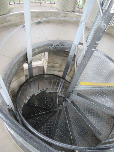 Neues Rathaus, Rathausturm, Hannover, Deutschland, Wendeltreppe zur höchsten Aussichtsplattform