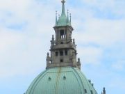 Neues Rathaus, Rathausturm, Hannover, Deutschland, Ansicht vom Süden