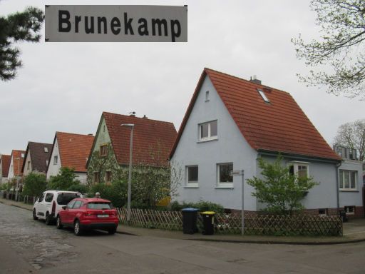 Reichsheimstättenamt Siedlungstadt, Hannover, Deutschland, typisches Haus im Brunekamp / Krasseltweg, 30657 Hannover