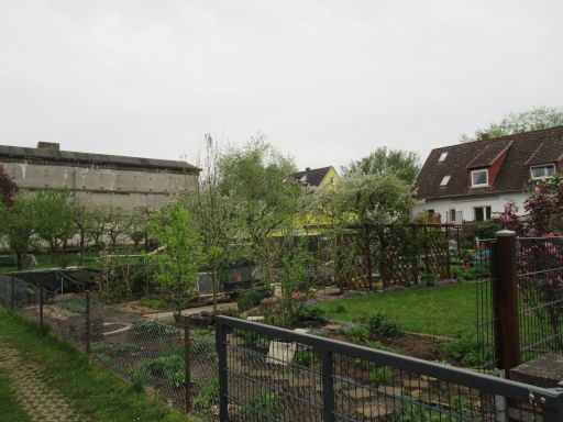 Reichsheimstättenamt Siedlungstadt, Hannover, Deutschland, ehemalige Selbstversorgergärten am Rotkäppchenweg, 30657 Hannover