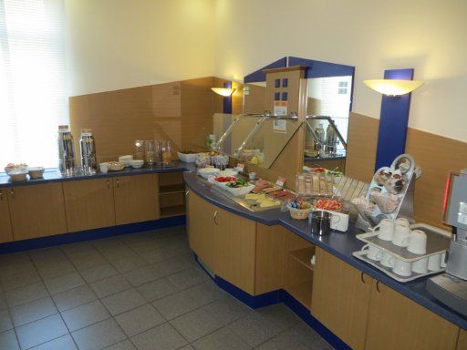 Holiday Inn Express® Dortmund, Deutschland, ein Teil vom Frühstücksbuffet