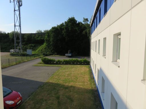 ibis budget Hotel Hannover, Garbsen, Aschheim, Deutschland, Aussicht aus dem Zimmer 201 im Juni 2017