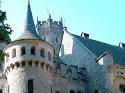 Schloss Marienburg, Pattensen, Deutschland, Außenansicht Fassade mit Türmen