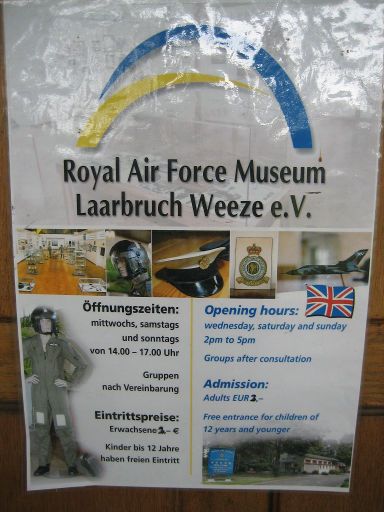 Royal Air Force Museum Laarbruch, Weeze, Deutschland, Öffnungszeiten, Eintrittspreise