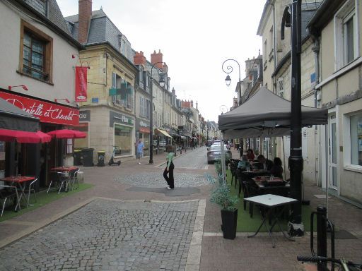 Bourges, Frankreich, Rue d’Auron Straße zum Zentrum