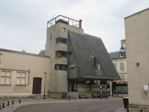 Bourges, Frankreich, Architektur mit Waschbeton