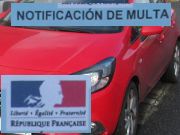 Strafzettel Bußgeldbescheid, ANTAI, Frankreich, Opel Corsa 51 km/h
