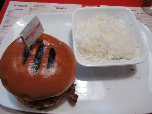 Buffalo Grill®, Frankreich, BBQ Chicken Burger mit Reis