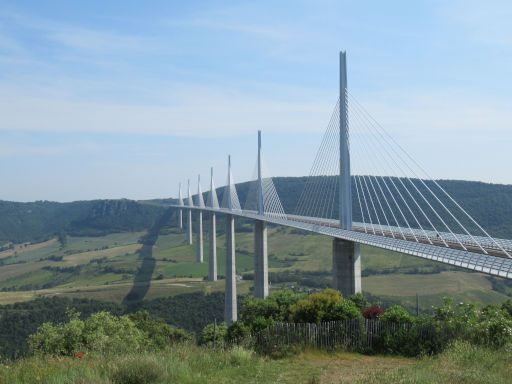 Viaduc de Millau, Informationszentrum, Millau, Frankreich, Blick Richtung Süden