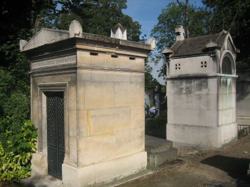Friedhof Père Lachaise, Paris, Frankreich, Gebäude Grab