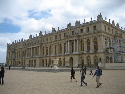 Château de Versailles, Versailles, Frankreich, Schloss Teilansicht