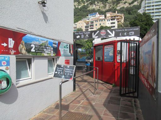 Cable Car Gibraltar, Gibraltar, Eingang Online Fahrkarten / Schalter Fahrkarten