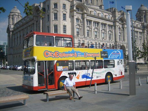 Liverpool, Großbritannien, City Explorer Bus