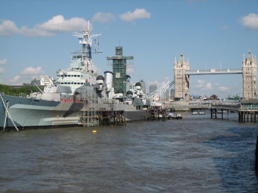 London, Großbritannien, HMS Belfast War Museum