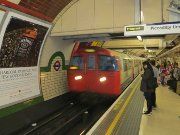 Transport for London, London, Großbritannien, Station Piccadilly Circus mit der Bakerloo Line