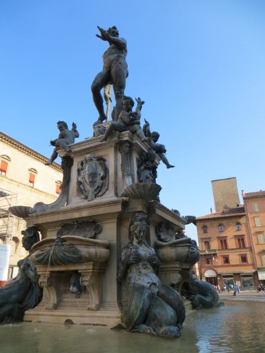 Bologna, Italien, Neptun Brunnen