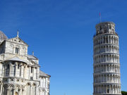 Turm, Kathedrale und Taufkirche, Pisa, Italien, Kathedrale und Turm