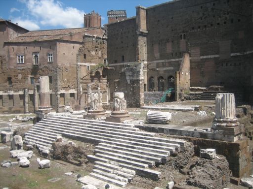Rom, Italien, Ausgrabungen an der Via dei Fori Imperial