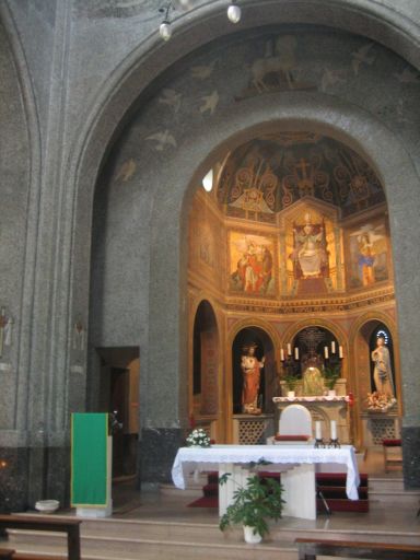 San Pellegrino Terme, Italien, Kirche San Nicola, Innenansicht