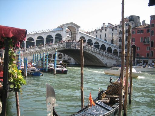 Venedig, Italien, Rialtobrücke