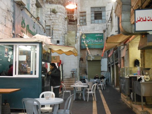 Amman, Jordanien, Hashem Restaurant in der King Faisal Street