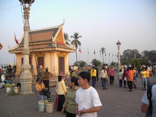 Phnom Penh, Kambodscha, Uferpromenade