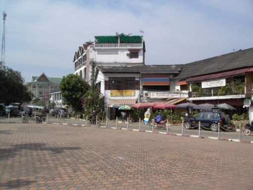 Vientiane, Laos, Platz im Centrum der Stadt