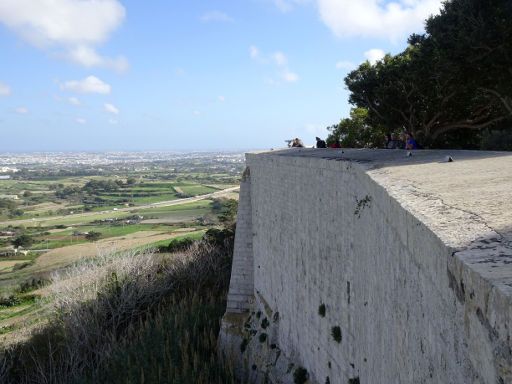 Mdina, Malta, Festungsmauer