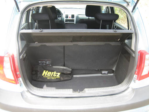 Hyundai Getz 1.5 CRDi Diesel, Kofferraum mit geteilt umklappbarer Rücklehne
